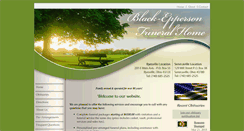 Desktop Screenshot of black-eppersonfuneralhomes.com