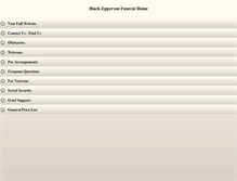 Tablet Screenshot of black-eppersonfuneralhomes.com